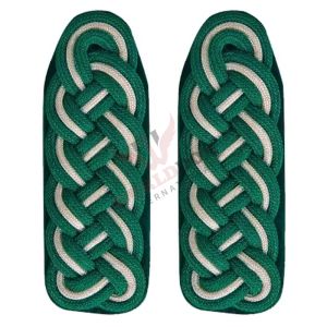 Green Corded Shoulder Boards